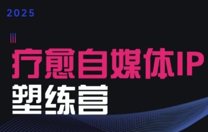 2025治愈自媒体IP训练营，专为疗愈领域从业者打造-hl998