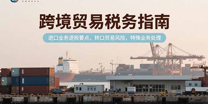 跨境贸易税务指南，进口业务退税要点，转口贸易风险，特殊业务处理-hl998