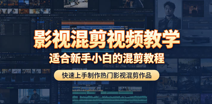 影视混剪视频教学，适合新手小白的混剪教程，快速上手制作热门影视混剪作品-hl998
