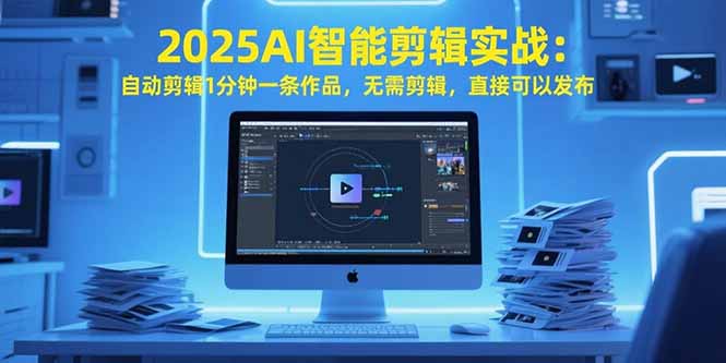 2025AI智能剪辑实战：自动剪辑1分钟一条作品，无需剪辑，直接可以发布-hl998