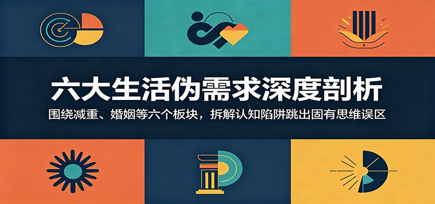 六大生活伪需求深度剖析：围绕减重、婚姻等六个板块，拆解认知陷阱跳出固有思维误区-hl998
