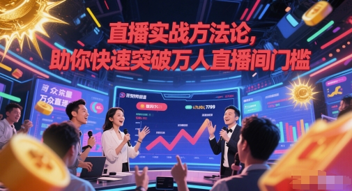 直播实战方法论，助你快速突破万人直播间门槛-hl998