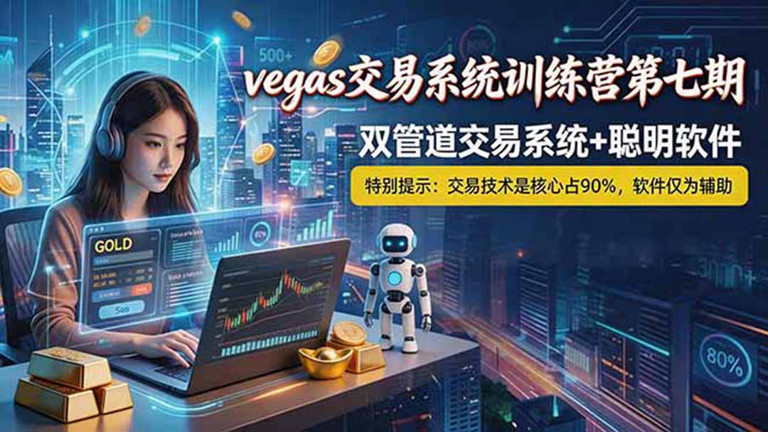 【海外美金AI搬砖】Vegas交易技术+聪明软件， 黄金期货日赚50-1000U， 长期稳定，小白轻松上手-hl998