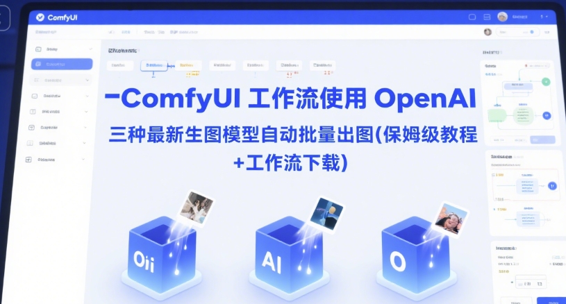 ComfyUI 工作流使用 OpenAI 三种最新生图模型自动批量出图(保姆级教程+工作流下载)-hl998