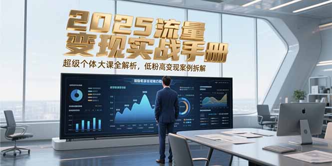 2025流量变现实战手册，超级个体大课全解析，低粉高变现案例拆解-hl998