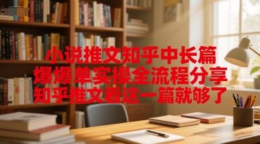 小说推文知乎中长篇爆单实操全流程分享，知乎推文看这一篇就够了-hl998