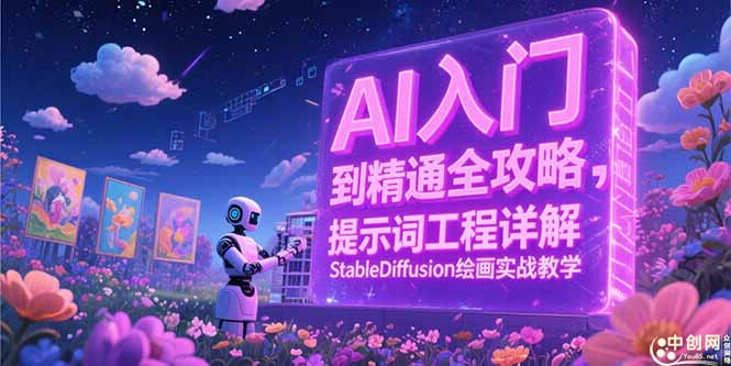 AI入门到精通全攻略，提示词工程详解，StableDiffusion绘画实战教学-hl998
