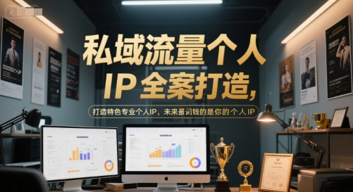 私域流量个人IP全案打造，打造特色专业个人IP，未来最值钱的是你的个人IP-hl998