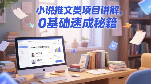 小说推文类项目讲解，0 基础速成秘籍-hl998