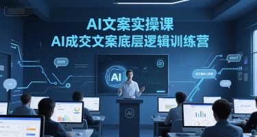 AI文案实操课，AI成交文案底层逻辑训练营-hl998