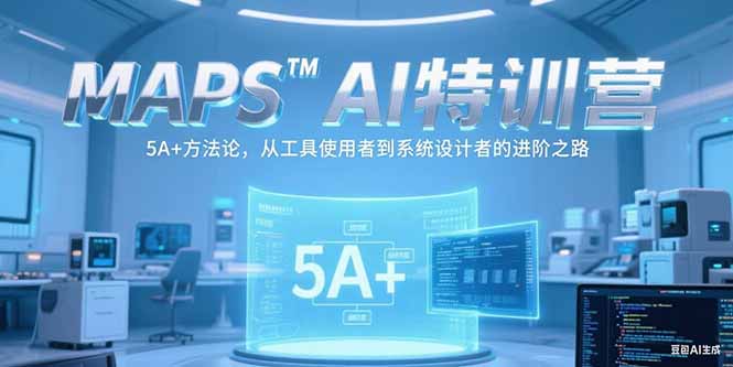 MAPSAI特训营，掌握 5A+方法论，从工具使用者到系统设计者的进阶之路-hl998