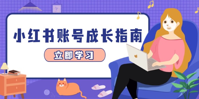小红书账号成长指南，爆款选题+精准定位+数据分析，系统提升账号变现能力-hl998