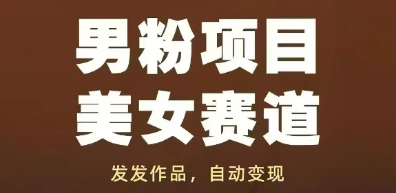 男粉项目美女赛道，发发作品，轻松获流自动变现-hl998