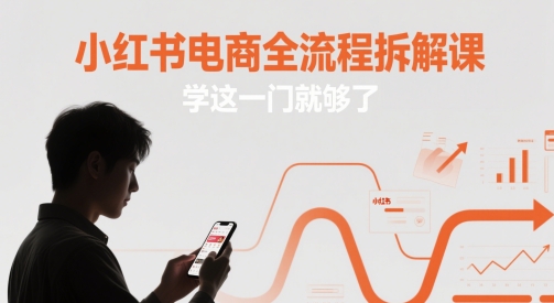 小红书电商全流程拆解课，学这一门就够了-hl998