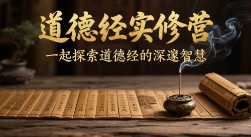 道德经实修营，一起探索道德经的深邃智慧-hl998