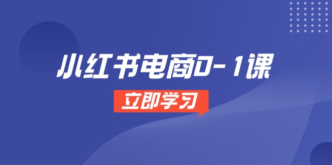 小红书电商0-1课，开店选品全流程，多平台素材处理与爆款笔记制作-hl998