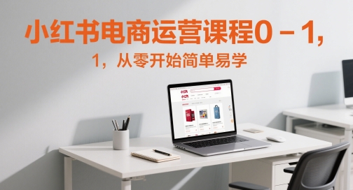 小红书电商运营课程0-1，从零开始简单易学-hl998