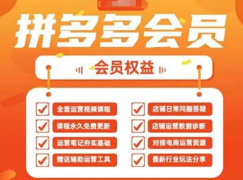 2025拼多多运营实战课，40节全流程教学，覆盖拼多多运营全链路-hl998