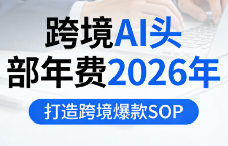 跨境AI头部年费2026年，打造跨境爆款SOP(更新6月)-hl998