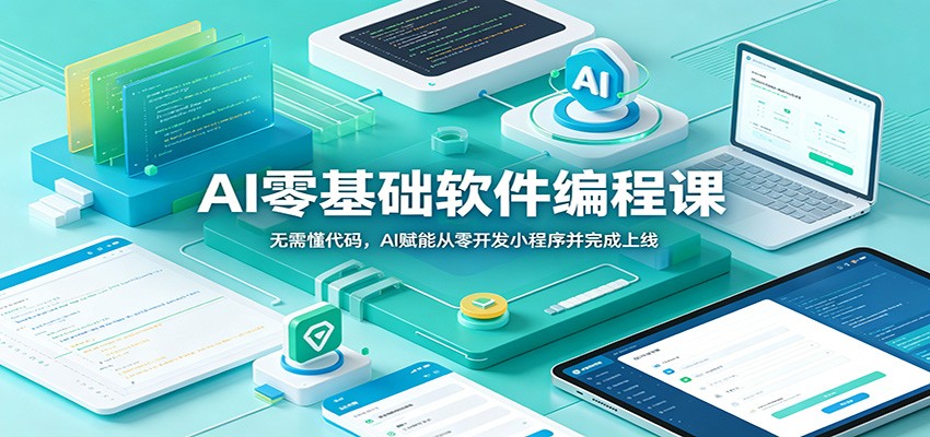 AI零基础软件编程课：无需懂代码，AI赋能从零开发小程序并完成上线-hl998
