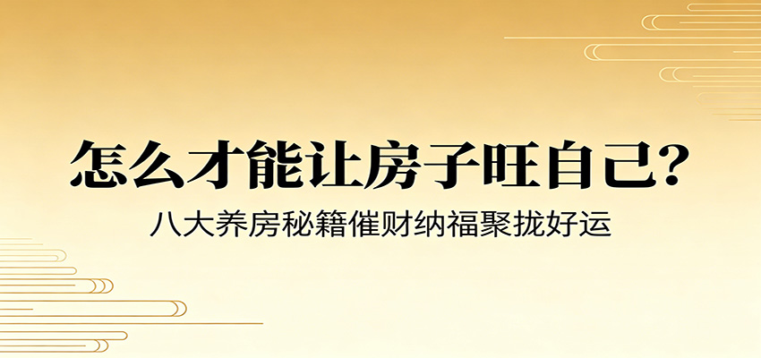 付费文章《怎么才能让房子旺自己？》八大养房秘籍催财纳福聚拢好运-hl998