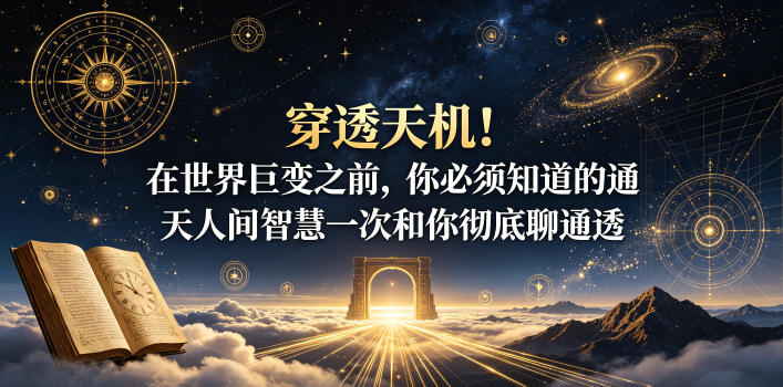 付费文章：穿透天机！在世界巨变之前，你必须知道的通天人间智慧一次和你彻底聊通透-hl998