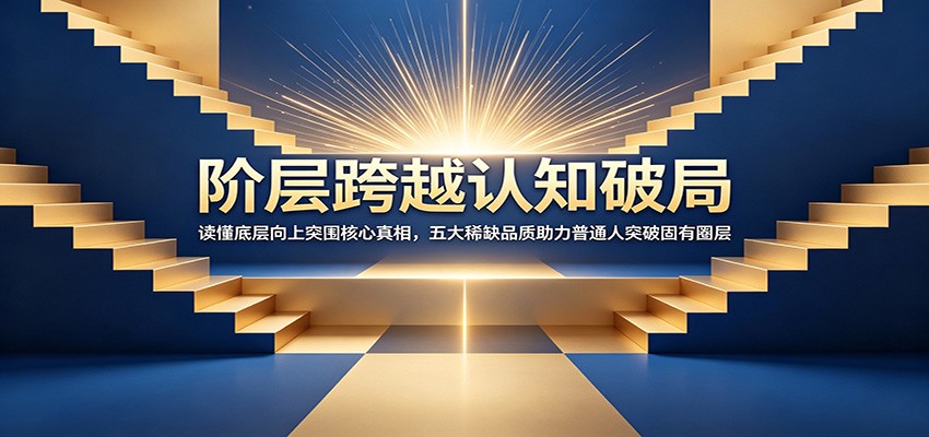 阶层跨越认知破局：读懂底层向上突围核心真相，五大稀缺品质助力普通人突破固有圈层-hl998