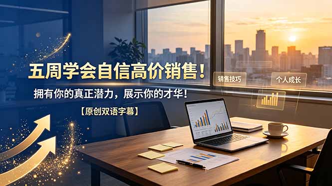 五周学会自信高价销售！拥有你的真正潜力，展示你的才华！【原创双语字幕】-hl998