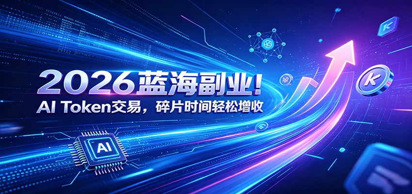 2026蓝海副业！AI Token交易，碎片时间轻松增收-hl998