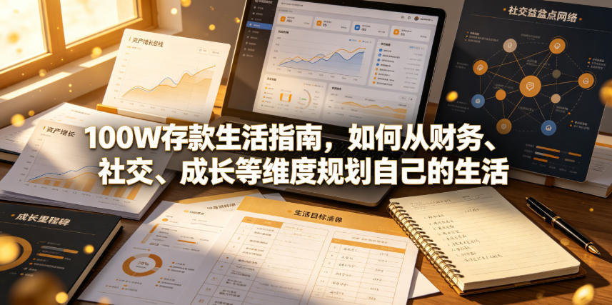 付费文章:100W存款生活指南,如何从财务、社交、成长等维度规划自己的生活-hl998