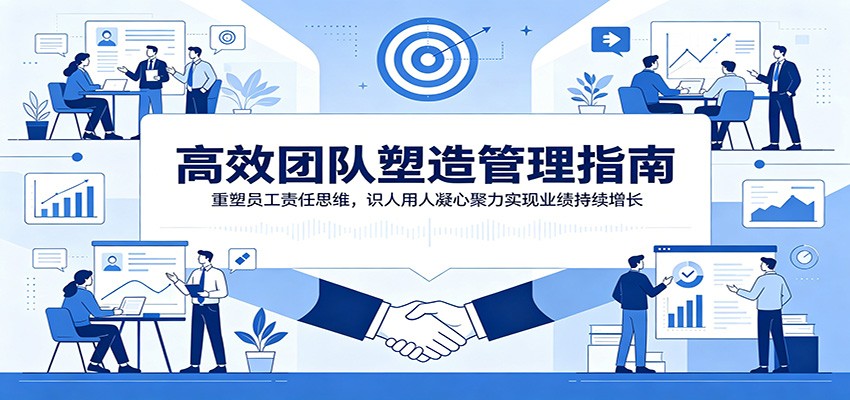 高效团队塑造管理指南：重塑员工责任思维，识人用人凝心聚力实现业绩持续增长-hl998