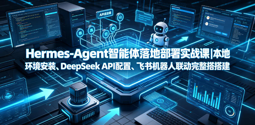 Hermes-Agent智能体落地部署实战课｜本地环境安装、DeepSeek API配置、飞书机器人联动完整搭建教程-hl998