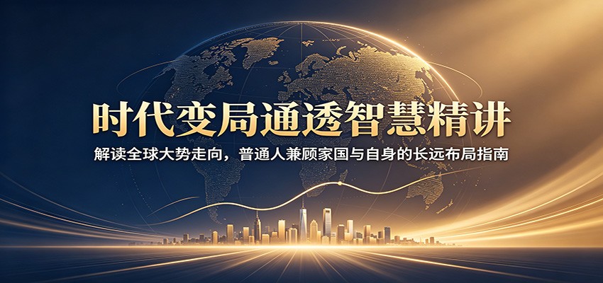 时代变局通透智慧精讲：解读全球大势走向，普通人兼顾家国与自身的长远布局指南-hl998