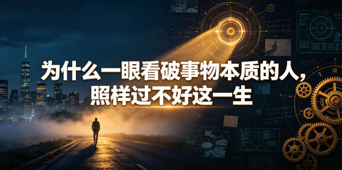 付费文章：为什么一眼看破事物本质的人，照样过不好这一生-hl998