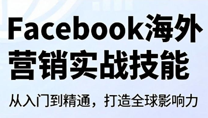 Facebook海外营销实战技能-hl998