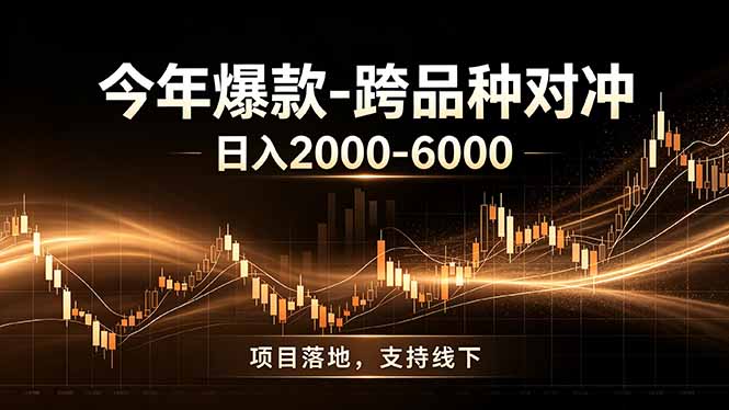 全新跨品种对冲模式上线！日稳定盈利 2000-6000，合规长久可批量放大-hl998