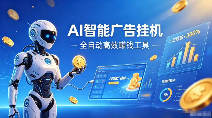 AI智能广告挂G，在家自动賺收益，全程无需人工操作、不用直播、不用拉人【揭秘】-hl998
