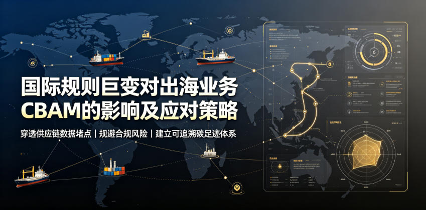 国际规则巨变对出海业务CBAM的影响及应对策略，帮助企业穿透供应链数据堵点，规避合规风险-hl998