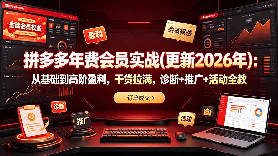 拼多多年费会员实战(更新2026年-hl998
