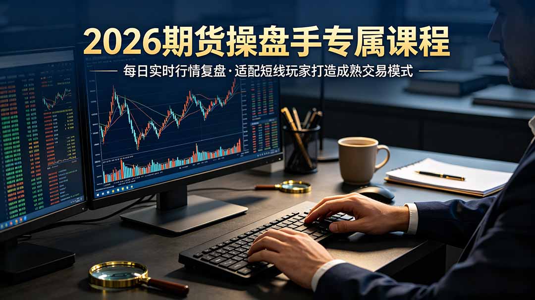 2026期货操盘手专属课程-更新7月11，每日实时行情复盘，适配短线玩家打造成熟交易模式-hl998