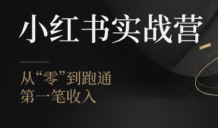 金金老师·小红书实战营-hl998