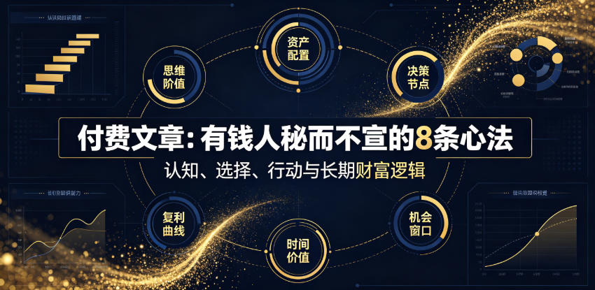 付费文章：有钱人秘而不宣的8条心法-hl998